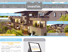 Tablet Screenshot of investim-besancon.com